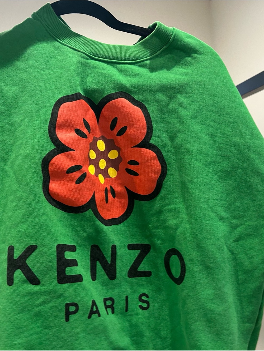 Kenzo Kids Green Floral Logo Sweatshirt
